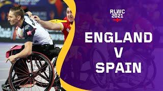 England play Spain in Wheelchair Round 2 | RLWC2021 Cazoo Match Highlights