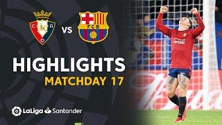 Resumen de CA Osasuna vs FC Barcelona (2-2)