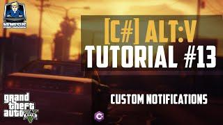 AltV Scripting Tutorial #13 - Custom Notifications [C#/Javascript] [Deutsch]