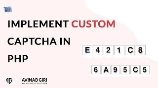 Implement Custom Captcha In PHP