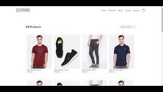 Build a Ecommerce Online Shopping Cart Website Clone Template in HTML5 & CSS3 Using Flexbox