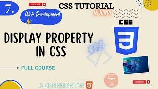 CSS Tutorial: Display property (block, inline, none) , visiblity in css || by @theCodeDefinition ​