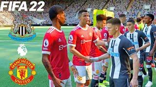 FIFA 22 | Newcastle United vs Manchester United - 2021/22 English Premier League - Full Gameplay