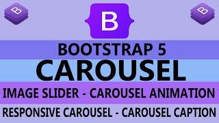 29 - Carousel In Bootstrap 5 - Image Slider Bootstrap 5 - Responsive Carousel - ( Hindi / Urdu )