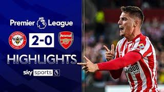 Brentford intensity causes Arsenal to crumble! | Brentford 2-0 Arsenal | Premier League Highlights