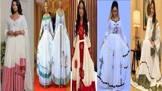 #ethiopian traditional clothes #best habesha kemise #newdesing #newstayl #newtrading #fashion #2022