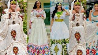 #habesha kemis #ethiopian culture derss new style #habesha kemis #ethiopian traditional cloth