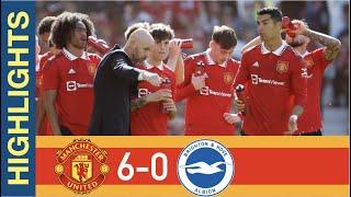 Manchester United vs Brighton | 6-0 | All Goals and Highlights | Football Highlights Today