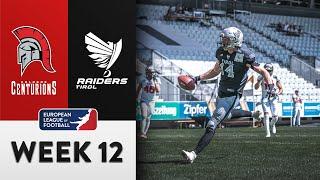 Cologne Centurions @ Tirol Raiders Highlights | Week 12 | Season 2022