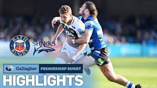 Bath Rugby v Sale Sharks - HIGHLIGHTS | Nailbiter at the Rec! | Gallagher Premiership 2021/22