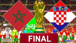 FIFA 23 - Morocco vs Croatia FINAL - FIFA World Cup 2022 Qatar - Full Match All Goals HD - Gameplay