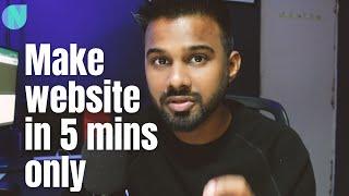 I made a website within 5 mins | Learn how to do it by yourself