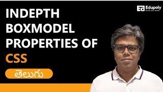 How to Use the Indepth Box Model to Create Custom CSS Styles || Telugu || Praveen gubbala