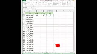 Tricky Function Of Excel | Save Time #shorts #excel #tipsandtricks