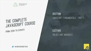 008 Values and Variables | Javascript Tutorial For Beginners