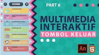 Tutorial Adobe Animate Multimedia interaktif Media Pembelajaran berbasis HTML5 | Tombol Keluar (6)