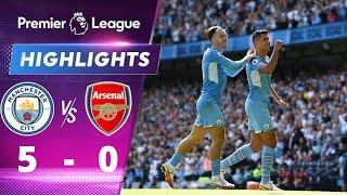 Manchester City vs Arsenal 5-0 English premier League 2021 All Goals And Extended Highlights