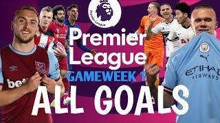 PREMIER LEAGUE | GAMEWEEK 1 HIGHLIGHTS ????| ALL GOALS ⚽⚽ as Haaland scores brace on debut