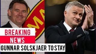 BREAKING: Gunnar Solskjaer  To Stay after mixed start to season || Man united latest news today