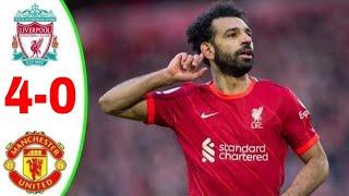 Liverpool vs Man Utd 4-0 | Premier League 2021/22 | Football Highlights Today | Epl Live | Fifa 19