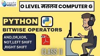 Python O level Full course in Hindi | Python for beginners in Hindi | m3r5 python Class-12 Operator