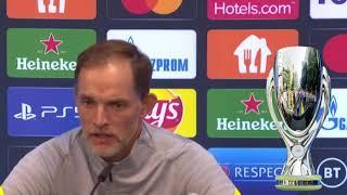 TUCHEL ON LUKAKU & TAMMY (UEFA SUPER CUP PRESS CONFERENCE) CHELSEA VS VILLARREAL