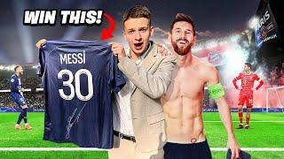 MESSI SIGNED MY SHIRT at PSG vs BAYERN