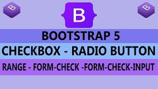 25 - Check Boxes & Radio Buttons In Bootstrap 5 - Range Bootstrap 5 - Bootstrap Forms (Hindi/Urdu)