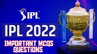 IPL 2022 important questions | IPL 2022 Gk in English | IPL 2022 Sports Current Affairs