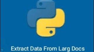 Extracting data from larg pdf doc |  Python | Regular Expression | Data Scraping