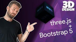 Create stunning 3D website - Three.js & Bootstrap 5 tutorial