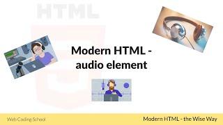 Learn HTML fast - Audio tag [2023]