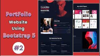 Responsive Portfolio Website Using Bootstrap 5 | Bootstrap Portfolio | Bootstrap 5 Project In Hindi