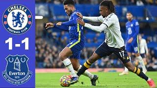 Chelsea vs Everton 1-1 Match Highlights | Premier League