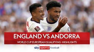 Lingard bags brace in comfortable win! | England 4-0 Andorra | World Cup Qualifying Highlights