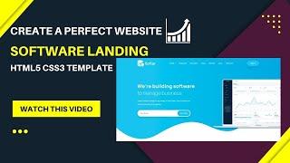 Software Landing Page Website | Software Landing Responsive Template | Softar HTML5  CSS3 Template