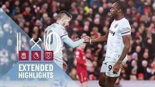 EXTENDED HIGHLIGHTS | LIVERPOOL 1-0 WEST HAM UNITED