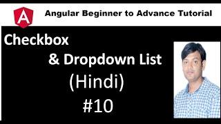 Angular Tutorial For Beginners 10: CheckBox | DropdownList