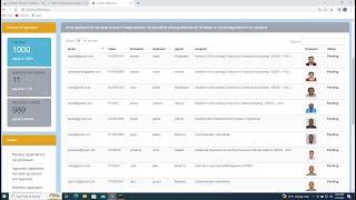 WEB DESIGN PYTHON AND DJANGO how to create html  data table to fetch applicants from MySQL  database