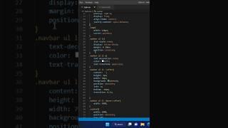 Create a website using HTML and CSS Code || #html #html5 #htmlcss #shortsfeed #shorts #viral #video