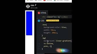 linear-gradient | CSS | Frontend #html #css #shorts #shortvideo #newvideo #coding #tech #javascript