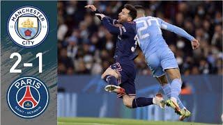 Manchester City vs Paris Saint Germain All Goals and Football Highlights Today Full Match