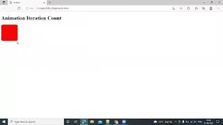 How to repeat CSS animation using Animation Iteration | CSS Animation Tutorial