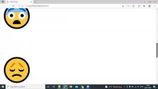HTML Emojis Tutorial | HTML Emojis Used