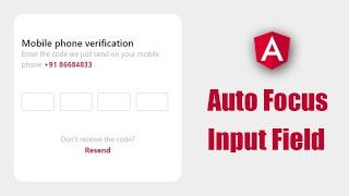 Auto Focus Input Field In Angular || Auto Changes Input Field In Javascript || Angular Tutorial
