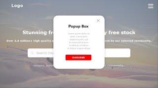 Popup Screen For a Website | With Blur Background - HTML, CSS & Js | Coding Karunadu