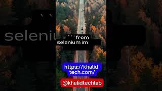 How do you launch a browser using Selenium #shorts #youtubeshorts #viral #python