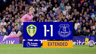 EXTENDED PREMIER LEAGUE HIGHLIGHTS: LEEDS UNITED 1-1 EVERTON