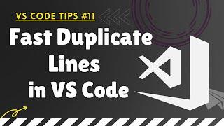 Visual Studio Code Shortcut Keys Duplicate Line | Fast Duplicate Code Lines in vscode