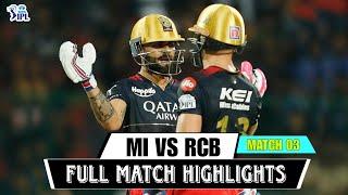 Mumbai Indians vs Rcb IPL 2023 Highlights | MI vs RCB IPL 2023 Match 05 Highlights